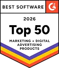 G2 Top 50 software de marketing e publicidade digital 2026