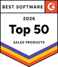 G2 Top 50 software de vendas 2026